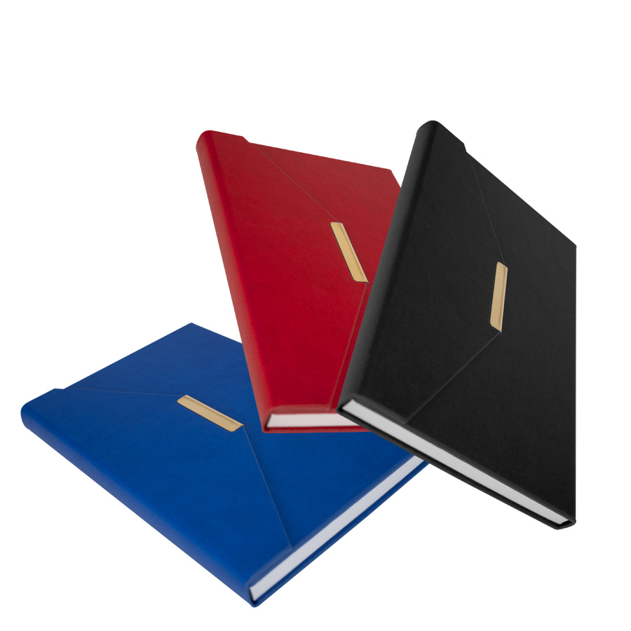 Deluxe Cuaderno  de PU-eco-cuero con cierre imantado «ENVELOPE»