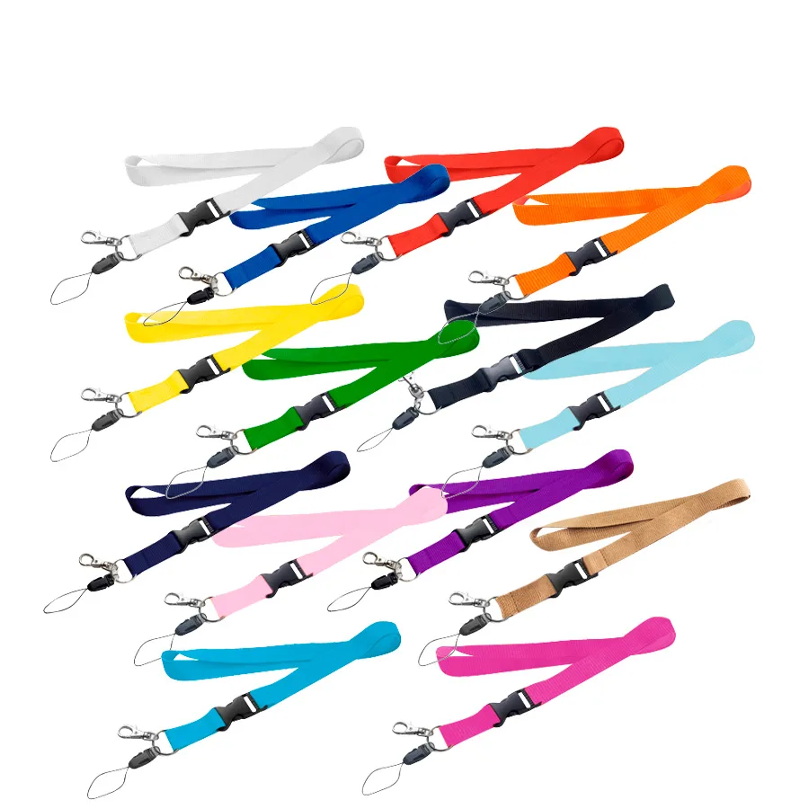 Lanyard Colores - Mosquetón y Tip Top