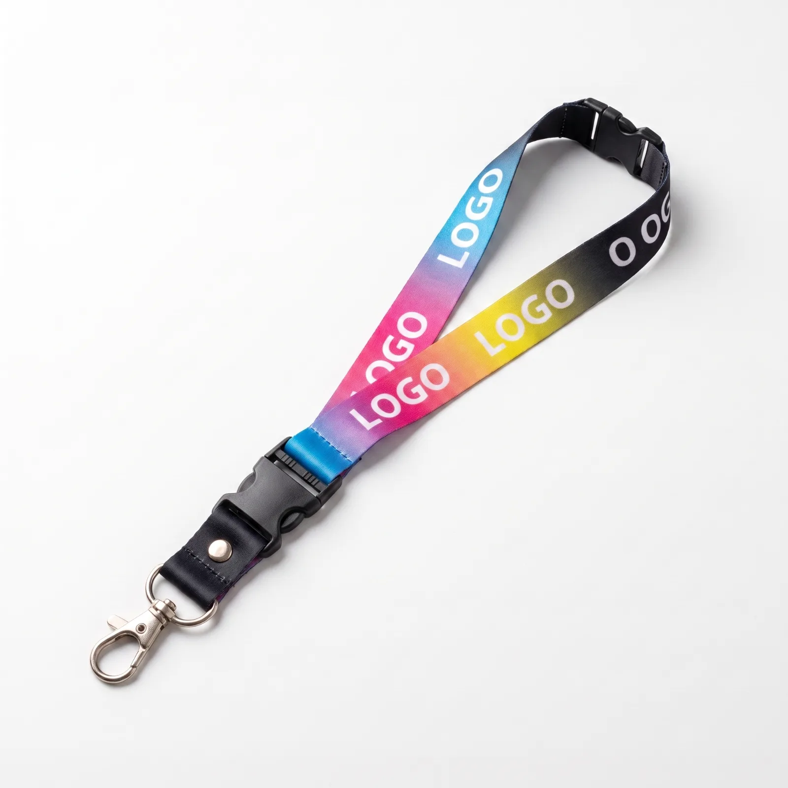 Lanyard Mosquetón + Tip Top + Breakaway Seguridad