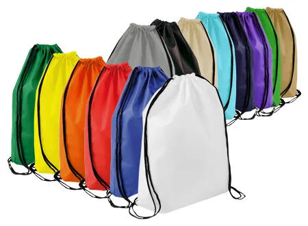 Mochila tipo Morral de TNT - 34 x 44 cm - E8