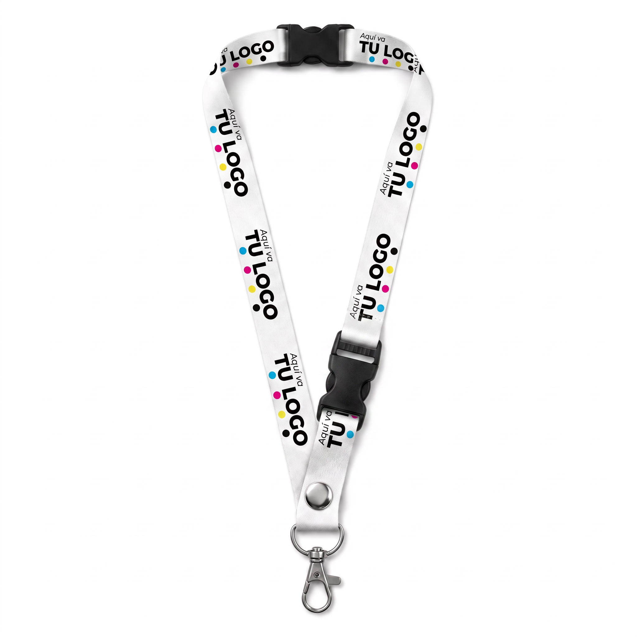 Lanyard Mosquetón + Tip Top + Breakaway