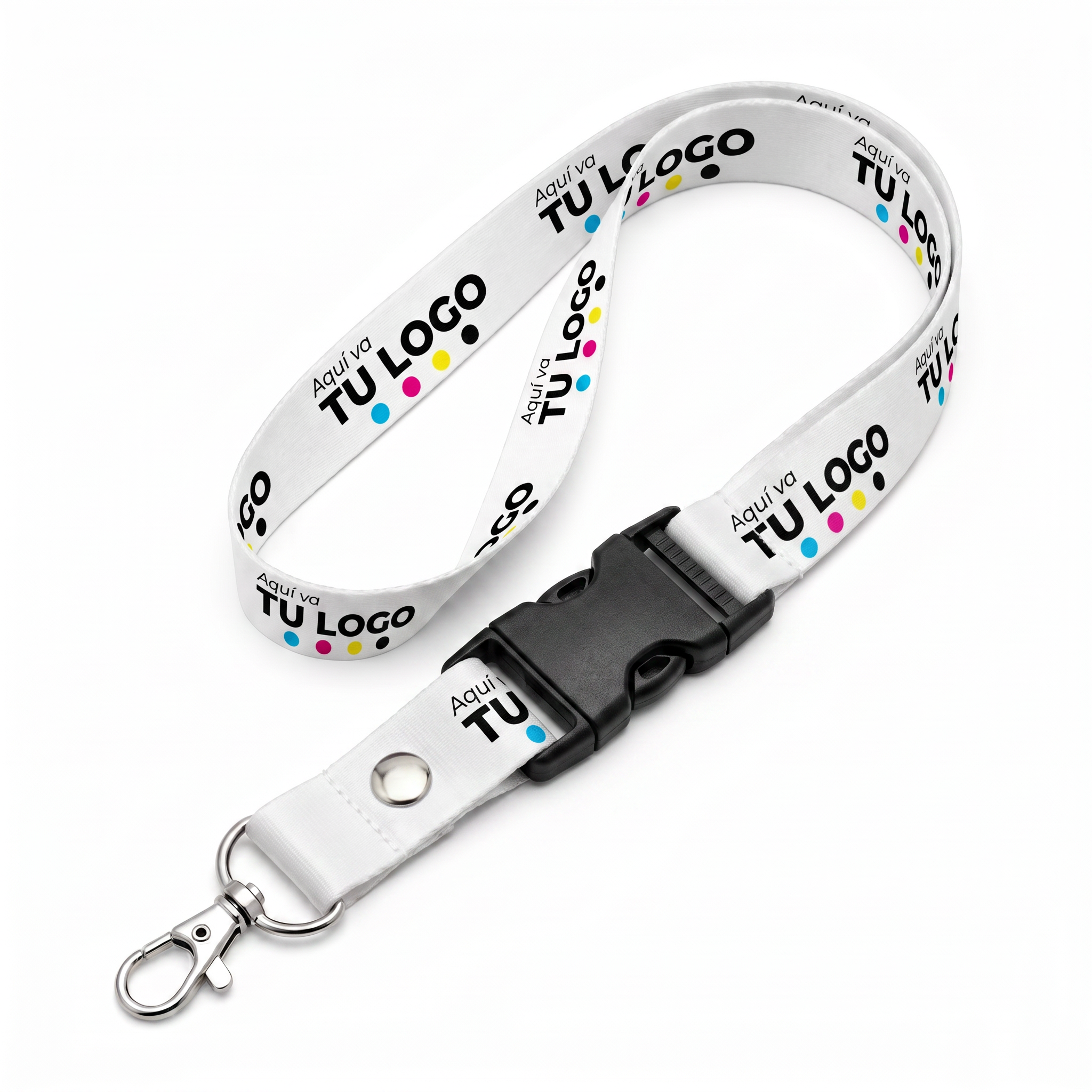 Lanyard Mosquetón + Tip Top